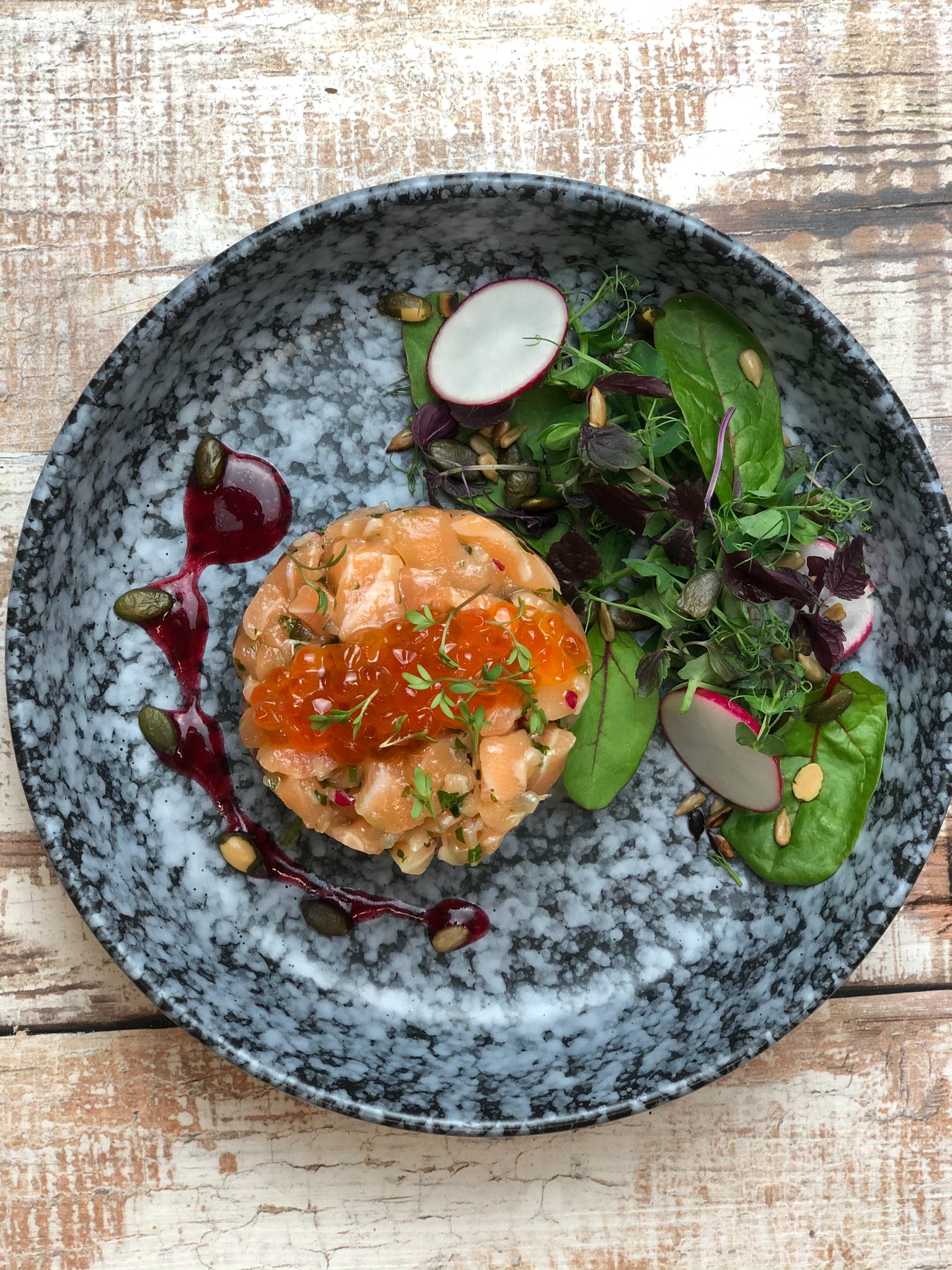 Lachs-Tatar